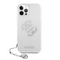 Zastitna futrola Guess Hc PC 4G Metal Charm - iPhone 12 Pro Max 6.7 srebrna (GUHCP12LKS4GSI).