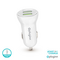 Auto punjac Pluginn PI-35 2xUSB, 2.4A sa lightning kablom beli.