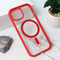 Zastitna futrola Magsafe okvir Color - iPhone 15 6.1 crvena.