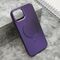 Zastitna futrola COLOR METAL MagSafe - iPhone 14 (6.1) ljubicasta (MS).