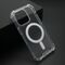 Zastitna futrola CRASHPROOF MAGNETIC CONNECTION - iPhone 15 Pro (6.1) providna (bela) (MS).