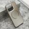 Zastitna futrola COLOR METAL MagSafe - iPhone 15 Pro (6.1) srebrna (MS).
