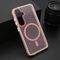 Zastitna futrola CRYSTAL MagSafe - Samsung S921 Galaxy S24 5G roze (MS).