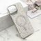 Zastitna futrola GLAM GLOW MagSafe - iPhone 16 Pro Max (6.9) srebrna (MS).