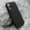 Zastitna silikonska futrola BRUSHED - iPhone 16 (6.1) crna (MS).