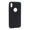 KOLOR silikonska futrola skin (ultra tanka) - Iphone XS crna (MS).
