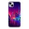 PRINT CLEAR silikonska futrola skin (ultra tanka) NEON WAVE - iPhone 14 Plus (6.7) NW05 (MS).