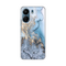 PRINT silikonska futrola - Xiaomi Redmi 13C Blue Gold Marble.