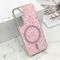 Zastitna futrola GLAM GLOW MagSafe - Samsung S921 Galaxy S24 5G/Samsung S931 Galaxy S25 5G roze (MS).