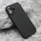 Zastitna silikonska futrola BRUSHED - iPhone 17 crna (MS).