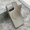 Zastitna futrola COLOR METAL MagSafe - iPhone 16 Pro (6.3) srebrna (MS).