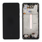 LCD ekran (displej) - Samsung A336/Galaxy A33 5G + touchscreen + okvir crni Service Pack ORG/GH82-28143A.