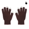 Rukavice - touch screen RY M (22cm) braon.