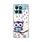 PRINT silikonska futrola skin (ultra tanka) - Huawei Honor X6a Owl.