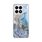 PRINT silikonska futrola - Huawei Honor X8a Blue Gold Marble.