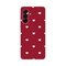 PRINT silikonska futrola skin (ultra tanka) - Samsung A175 Galaxy A17 Burgundy Hearts.