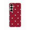PRINT silikonska futrola skin (ultra tanka) - Samsung S931 Galaxy S25 Burgundy Hearts.