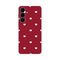 PRINT silikonska futrola skin (ultra tanka) - Samsung S731B Galaxy S25 Fe Burgundy Hearts.