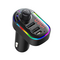 FM transmiter C12 USB PD Bluetooth 5.0 12-24V Slusalica (handsfree) crni.