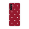 PRINT silikonska futrola skin (ultra tanka) - Samsung A576 Galaxy A57 5G Burgundy Hearts.