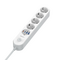 Produzni kabl LDNIO SE1-C 2500W EU, 4 uticnice 2xUSB 12W, 2xPD 20W beli 2m.