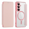 Zastitna futrola Magsafe Lux bi fold (na preklop) - Samsung S941 Galaxy S26 roze.