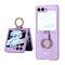 Zastitna futrola SMOOTH RING - Samsung F741B/F761B Galaxy Z Flip 6 5G/Z Flip 7 FE 5G ljubicasta (GKK case) (MS).