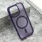 Zastitna futrola SILKY MAGSAFE mat - iPhone 15 Pro (6.1) ljubicasta (MS).