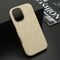 Zastitna futrola WOVEN TOUCH MagSafe - iPhone 17 krem (MS).