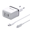 Kucni punjac KONFULON C32D+DC13 PD 20W sa iPhone lightning kablom.