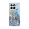 PRINT silikonska futrola - Huawei Honor X8b Blue Gold Marble.