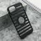 Zastitna futrola LINES LOGO CUT - iPhone 13 (6.1) crna (MS).