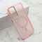 Zastitna futrola SILKY MAGSAFE II - Samsung A556 Galaxy A55 5G roze (MS).