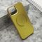 Zastitna futrola COLOR METAL MagSafe - iPhone 13 (6.1) zlatna (MS).
