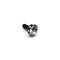 Kapica Slusalica (handsfree) 3,5 mm charm velika crna.
