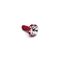 Kapica Slusalica (handsfree) 3,5 mm charm velika crvena.