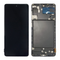 LCD ekran (displej) - Samsung A715/Galaxy A71 + touchscreen + okvir crni (Smaller Display Size) OLED.