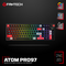 Tastatura Mehanicka Gaming Fantech MK918 RGB Atom PRO97 Wireless crna (Blue switch).