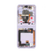 LCD ekran (displej) - Samsung F711B/Galaxy Samsung F771B Galaxy Z Flip3 5G + touchscreen + okvir Purple Service Pack ORG/GH82-27244D.