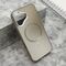 Zastitna futrola COLOR METAL MagSafe - iPhone 16 (6.1) srebrna (MS).