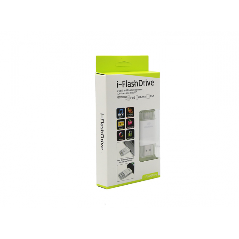 i-FlashDrive Dual Card Reader between iDevices and Mac/PC